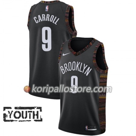 Brooklyn Nets DeMarre Carroll 9 2018-19 Nike City Edition Musta Lasten Pelipaidat Swingman